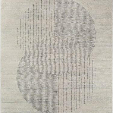 Floransa Geometric Modern Grey Rug