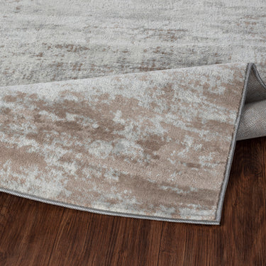 Floransa Abstract Modern Marble Runner Beige