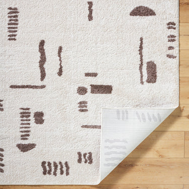 Fossay Washable Shaggy Brown Rug