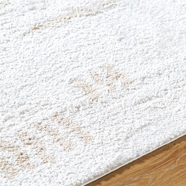Fossay Washable Shaggy Beige Rug