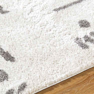Fossay Washable Shaggy Black Rug