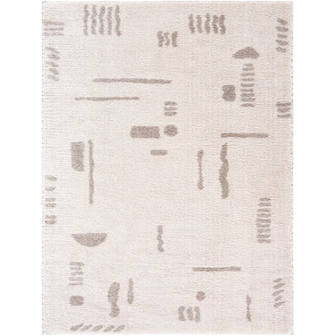 Fossay Washable Shaggy Grey Rug