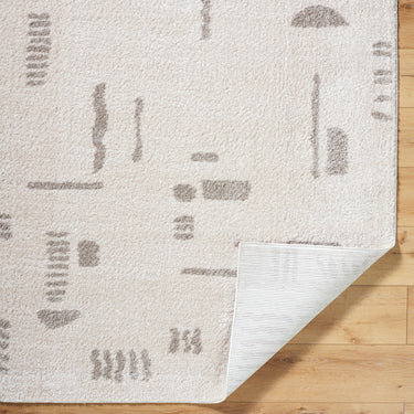 Fossay Washable Shaggy Grey Rug