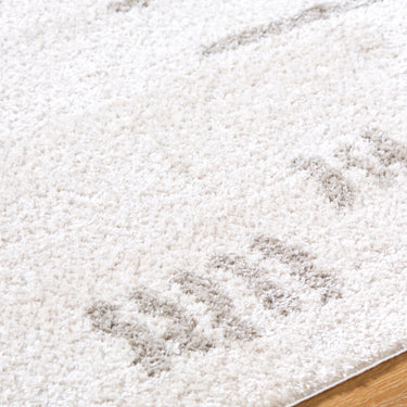Fossay Washable Shaggy Grey Rug