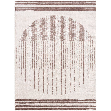 Fossay Washable Modern Shaggy Brown Rug