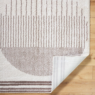 Fossay Washable Modern Shaggy Brown Rug