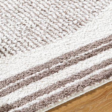 Fossay Washable Modern Shaggy Brown Rug