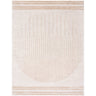 Fossay Washable Shaggy Modern Beige & Ivory Rug - Design FSG2306 - Medium 120x170 cm (3'11'' x 5'7'')
