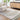 Fossay Washable Shaggy Modern Green, Ivory & Grass Green Rug - Design FSG2307