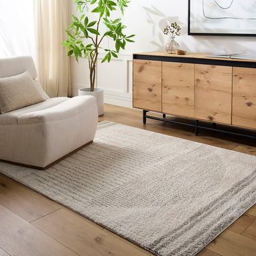 Fossay Washable Modern Shaggy Grey Rug