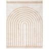 Fossay Washable Shaggy Modern Beige & Ivory Rug - Design FSG2311 - Medium 120x170 cm (3'11'' x 5'7'')