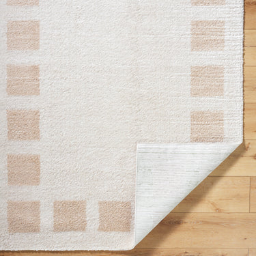 Fossay Washable Modern Shaggy Beige Rug