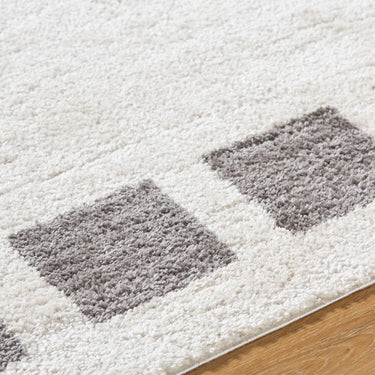 Fossay Washable Modern Shaggy Black Rug
