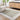 Fossay Washable Shaggy Modern Green, Ivory & Grass Green Rug - Design FSG2320