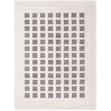 Fossay Washable Modern Shaggy Black Rug