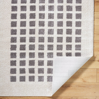 Fossay Washable Modern Shaggy Black Rug