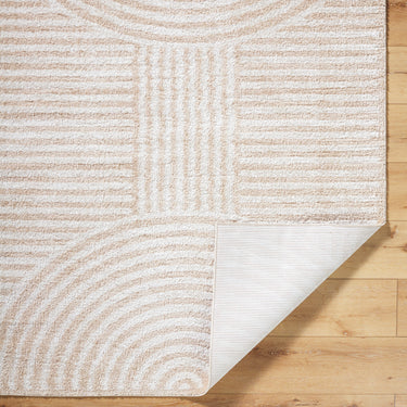 Fossay Washable Modern Shaggy Beige Rug