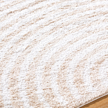 Fossay Washable Modern Shaggy Beige Rug