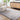 Fossay Washable Shaggy Modern Black, Ivory & Charcoal Rug - Design FSG2334