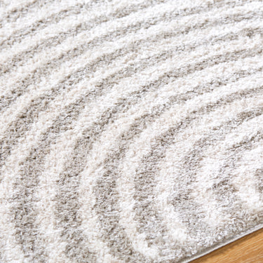 Fossay Washable Modern Shaggy Grey Rug