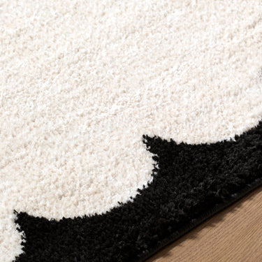 Fossay Washable Modern Shaggy Cream Rug