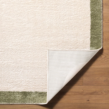 Fossay Washable Modern Shaggy Green Rug