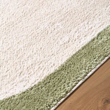 Fossay Washable Modern Shaggy Green Rug