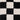 Fossay Washable Checkered Shaggy Black & Cream Rug