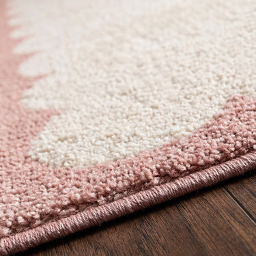 Fossay Washable Modern Shaggy Ivory Rug