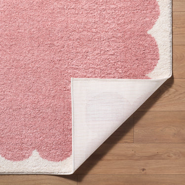 Fossay Washable Modern Shaggy Pink Rug