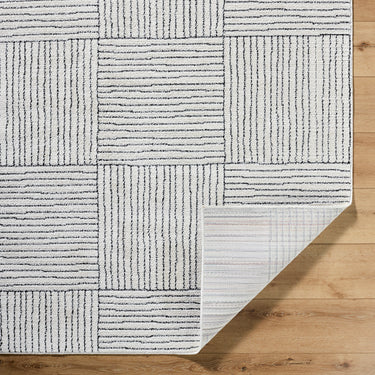 Architect I Galey Alix Modern Graphic High Pile Runner Black