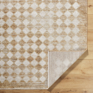 Myrtle Avenue V Galey Alix Geometric Diamond Brown Rug