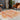 Harput Vintage Traditional Boho Oriental Orange, Burnt Orange & Medium Grey Rug