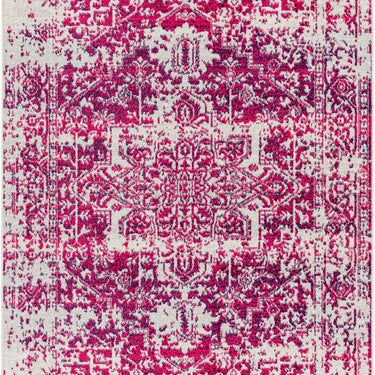 Harput Vintage Traditional Boho Oriental Red, Burgundy & Medium Grey Rug - Medium 120x170 cm (3'11'' x 5'7'')