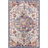 Harput Vintage Traditional Boho Oriental Blue, Light Beige & Mustard Rug - Design HAP1064 - X-Small 60x90 cm (1'11'' x 2'11'')