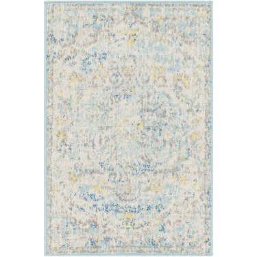 Harput Vintage Traditional Boho Oriental Ivory, Light Beige & Mustard Rug - X-Small 60x90 cm (1'11'' x 2'11'')