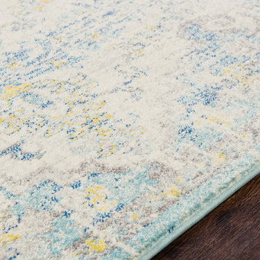Harput Vintage Traditional Boho Oriental Ivory, Light Beige & Mustard Rug