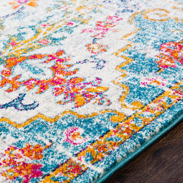 Harput Vintage Traditional Boho Oriental Yellow, Light Beige & Mustard Rug