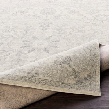 Harput Vintage Traditional Boho Oriental Grey, Charcoal & Light Beige Rug