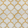 Harput Skandi Oriental Yellow, White & Light Grey Rug - Medium 120x170 cm (3'11'' x 5'7'')