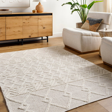 Hygge Global Hand Woven Beige Rug