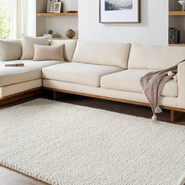 Hazar Global Wool Cottage Ivory, Cream & Beige Rug