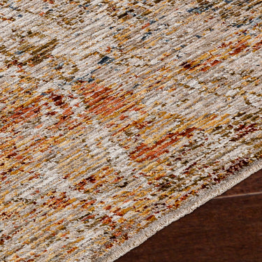 Naila Abstract Modern Beige & Beige Terracotta Green Rug
