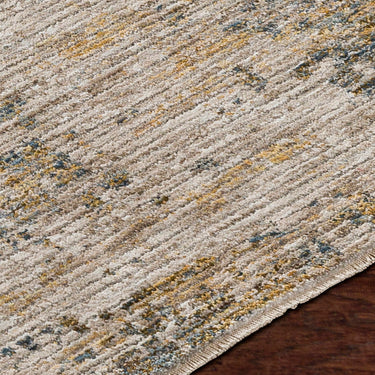 Naila Abstract Modern Beige & Beige Yellow Blue Rug