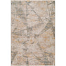 Naila Modern Graphic Abstract Beige & Beige Blue Yellow Rug - Large Plus 152x225 cm (5' x 7'5'')