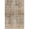 Naila Abstract Modern Beige & Beige Blue Yellow Rug - X-Large Plus 200x290 cm (6'7'' x 9'6'')
