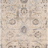 Indigo Traditional Vintage Oriental Beige, Charcoal & Black Rug - Medium Plus 127x170 cm (4'2'' x 5'7'')