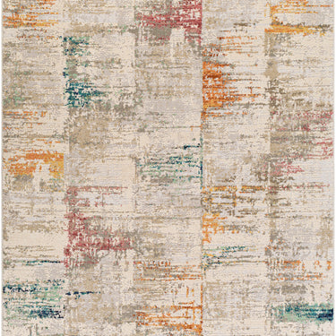 Illusions Abstract Modern Marble Light Grey Rug
