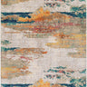 Illusions Abstract Marble Saffron Modern Yellow, Ivory & Light Grey Rug - Design ILS2302 - Large Plus 160x220 cm (5'3'' x 7'3'')