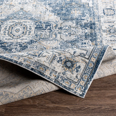 Jolie Vintage Traditional Boho Black Rug